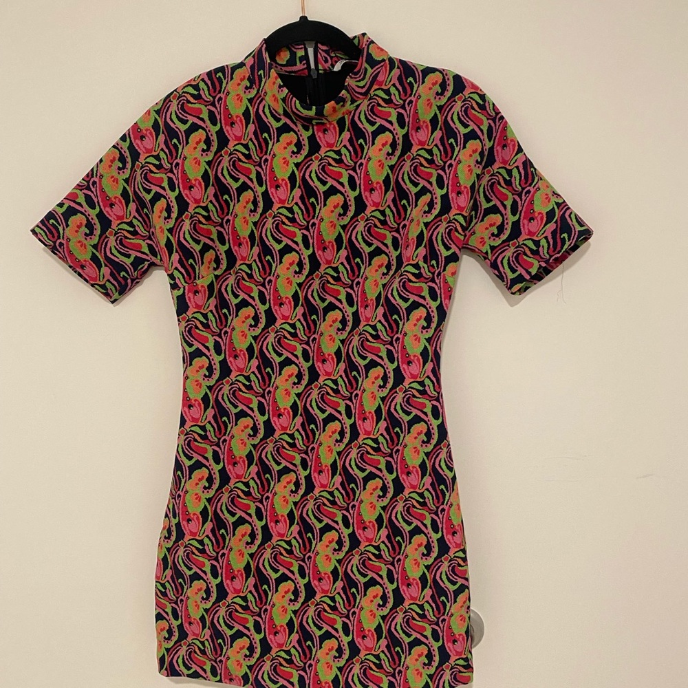 NWT ZARA multi color mini dress - Picture 8 of 15